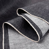 Cotton elastane denim fabric your stretchy friend 8oz navy fold