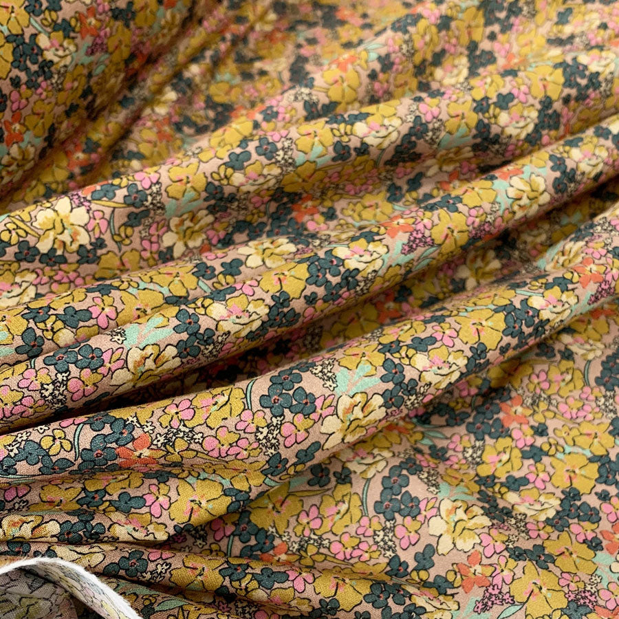 Cotton Lawn Floral Elton Close Up