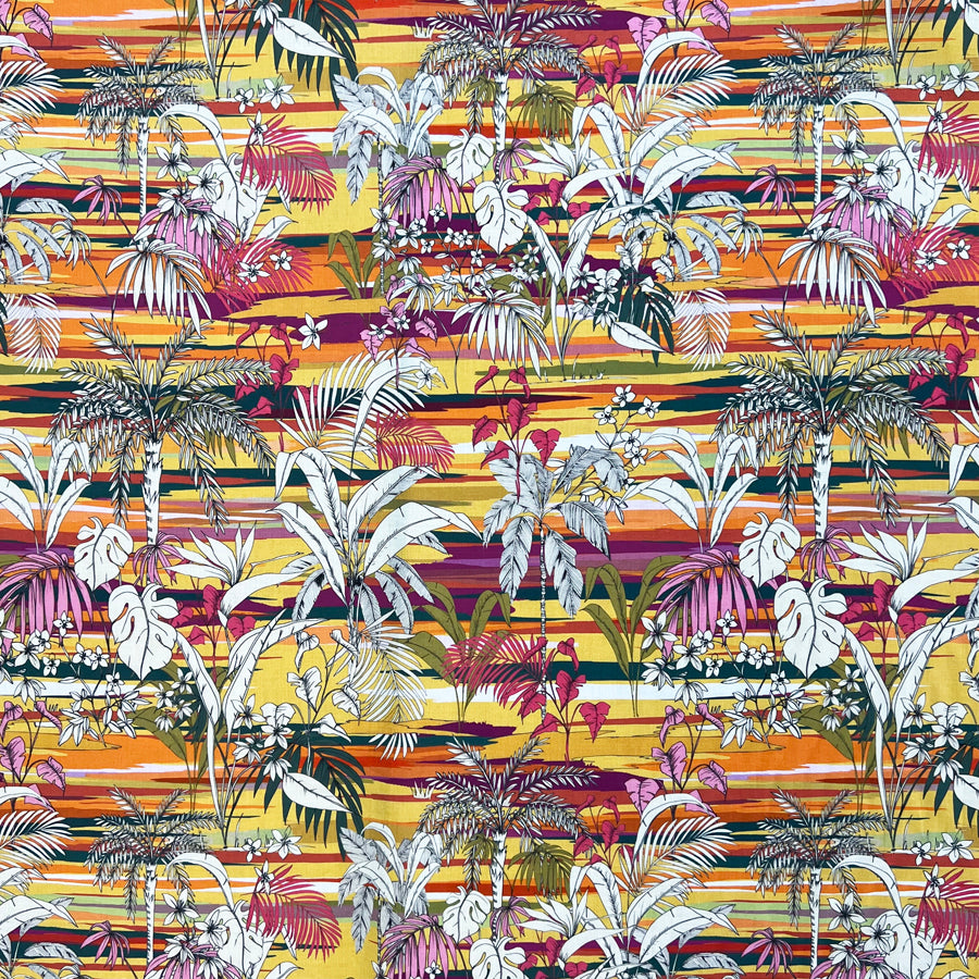 Cotton lawn honolulu pink shirting fabric
