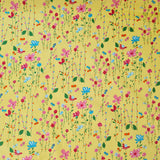 Cotton Poplin Floral Print Sewing Room Yellow Full