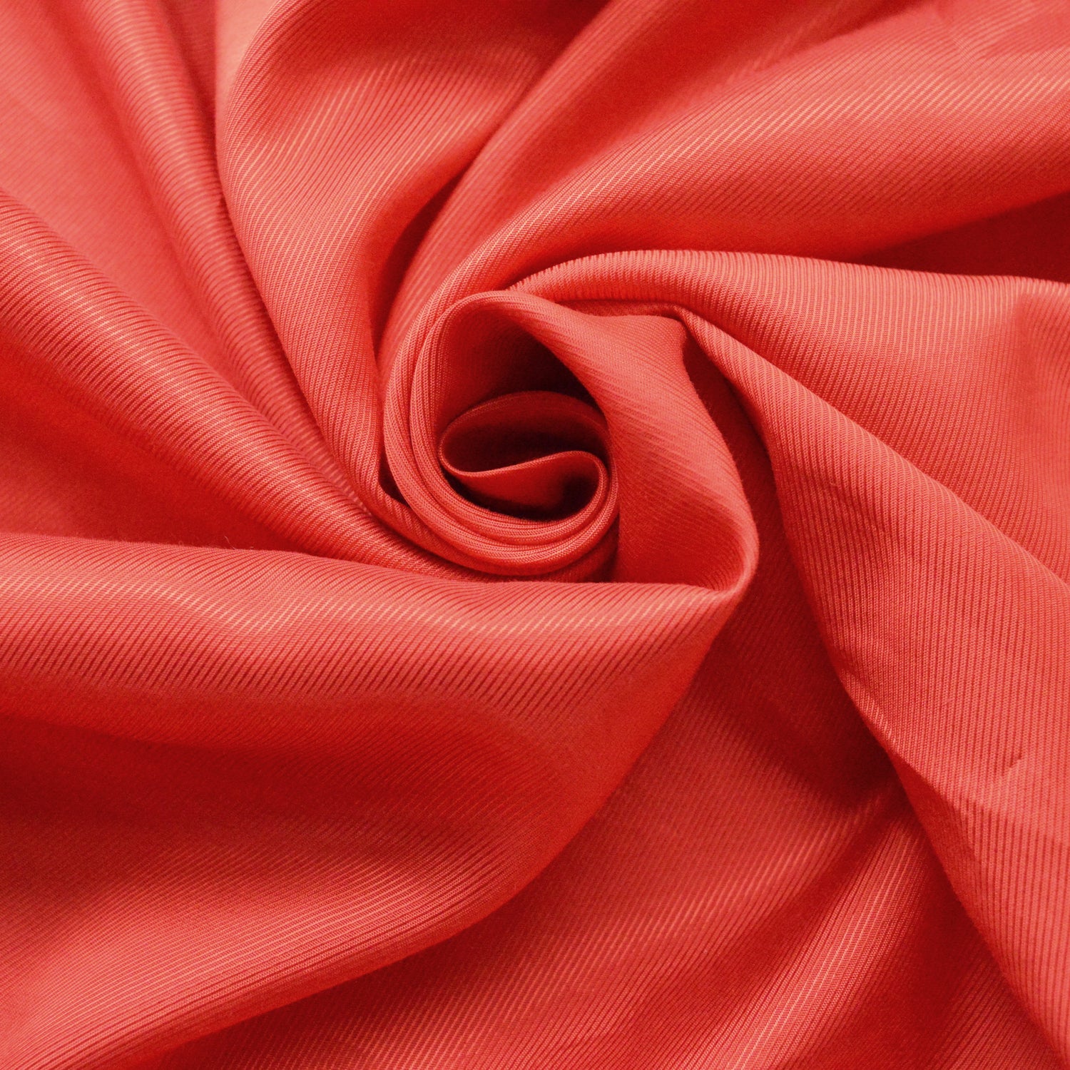 Cotton Viscose Twill Lining Fabric Red Twist