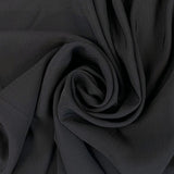 Crepe De Chine Black Chiffon Swirl
