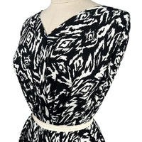 Remnant - Crinkle Viscose - Black (1.25m)