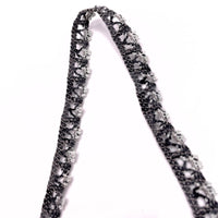 Crochet Stretch Lace - Grey