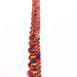 Crochet stretch lace trim rainbow cu