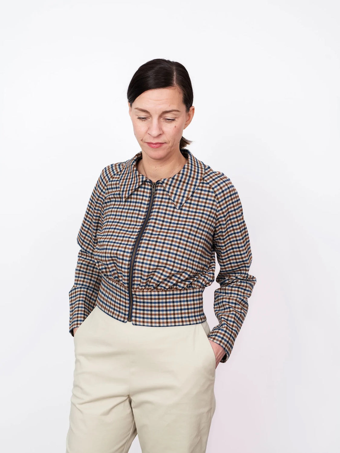 Cropped Jacket Pattern The Assembly Line 1