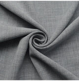 Cross Hatch Silver Polyester Linen Look Silver Dress Craft Fabric Cud