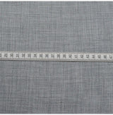 Cross Hatch Silver Polyester Linen Look Silver Dress Craft Fabric S