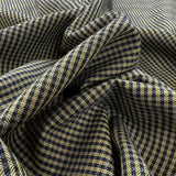 Cross Roads Yellow Check Brushed Cotton Fabric