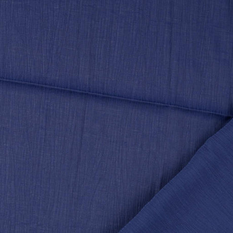 Crushed Plain Crushed Viscose Navy 2086835026 Fold