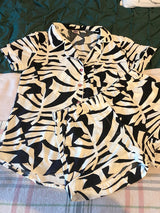 Customer Make By Sadie Viscose Challis Palmer Black Fabric Closet Core Patterns Carolyn Pyjamas August 2023 2