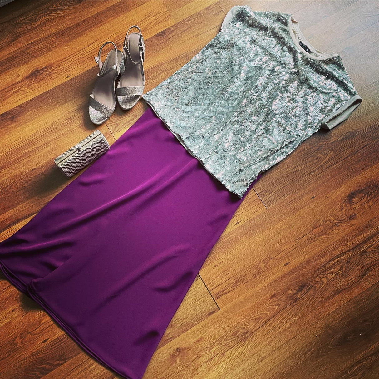 Customer Make Helen Skirt Crepe Fabric 2