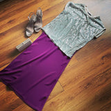 Customer Make Helen Skirt Crepe Fabric 2