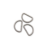 D Rings Antique Silver 25Mm