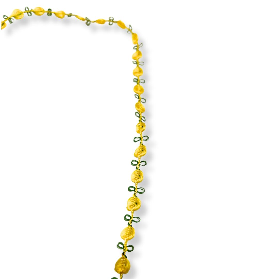 Daisy Chain Trims 8mm Wide Yellow