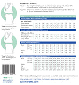 Dartmouth Top Pattern By Cashmerette Back