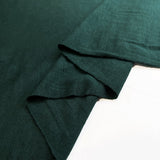 Daylight Robbery Forest Green Knitted Nylon Cashmere Fine Jersey Fabric Fold
