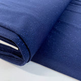 Dazzle Navy Polyester Knit Sparkle Dress Fabric B