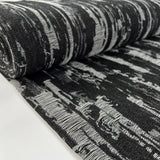 Denim Deconstruct Black Cotton Polyester Distressed 10 5oz Jacketing Fabric Bolt