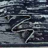 Denim Deconstruct Indigo Cotton Polyester Distressed 10 5oz Jacketing Fabric Fold