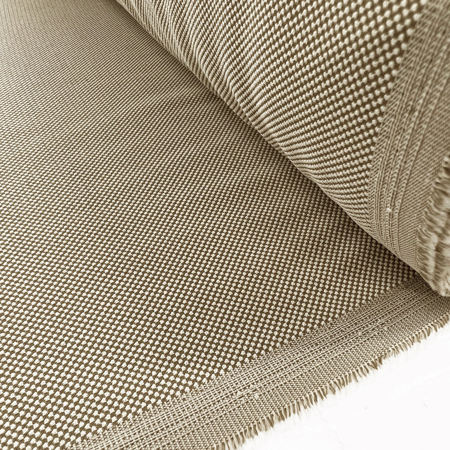Desert Rose Polyester Beige Woven Suiting Fabric Roll