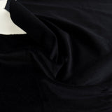 Designer Velvet Barely Black Soft Dress Fabric