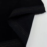 Designer Velvet Barely Black Soft Dress Fabric Fold