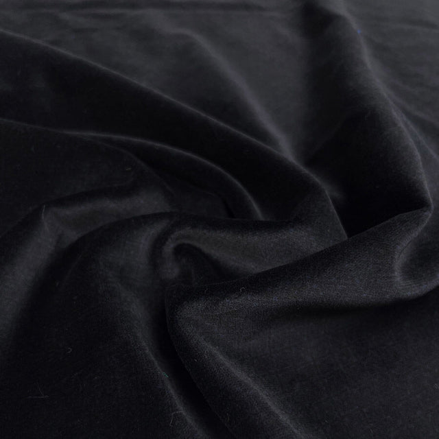 Designer Velvet Dark Sapphire Diamond Cotton Soft Dress Fabric