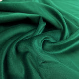 Designer Velvet Emerald Green Cotton Soft Dress Fabric