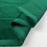 Designer Velvet Emerald Green Cotton Soft Dress Fabric Fold