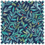 Df210226 Torquay Pomegranate Navy Swatch