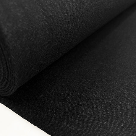 Diamond Of The Hearth Yorkshire Wool Black Fabric Roll