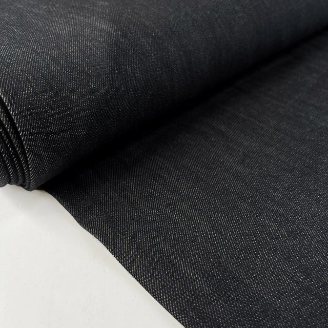 Diez Denim Charcoal Grey Cotton Lycra Twill Jeans Fabric Bolt