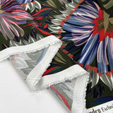 Digital Print Floral Viscose Fabric Finest Challis Jungle Reverie Fold