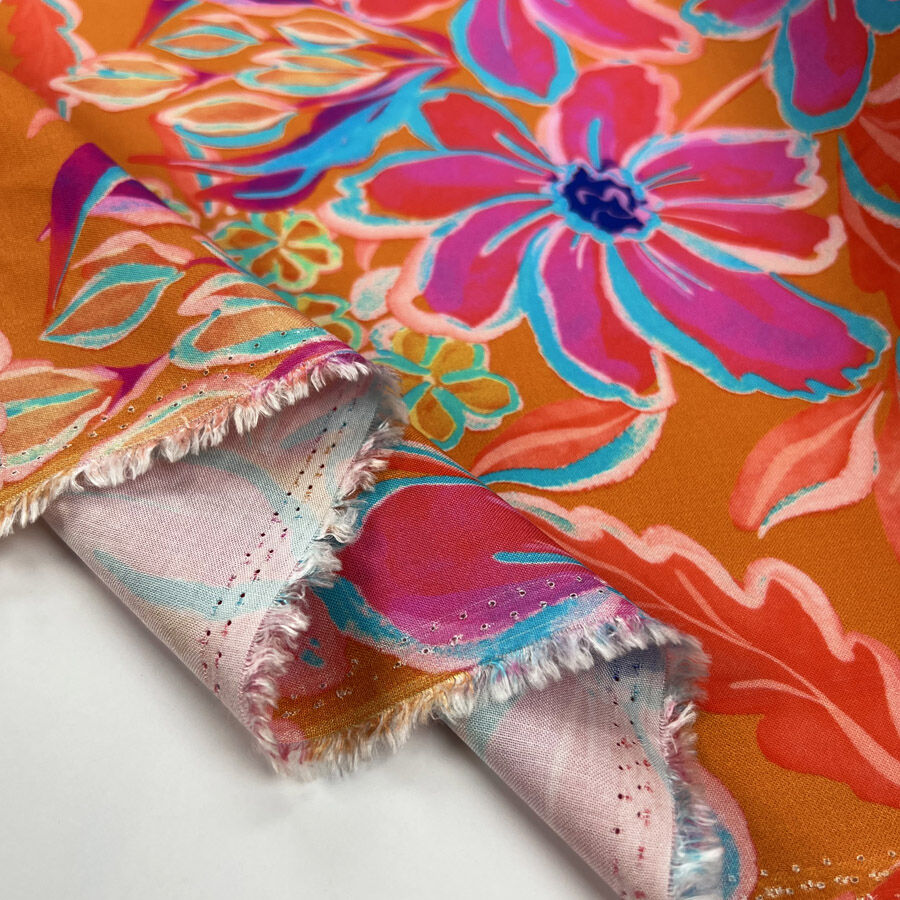 Digital Print Floral Viscose Fabric Finest Challis Tutti Fruiti Fold 804A9D1C Baee 4490 Aebb A0E7Ac9A2Ce6