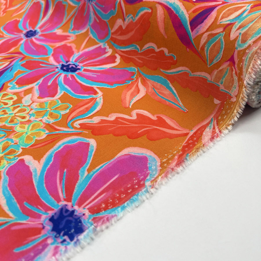 Digital Print Floral Viscose Fabric Finest Challis Tutti Fruiti Roll 797E1D44 68F3 449E 9Eed 59603F97F9D1