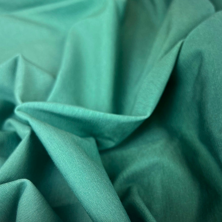 Digital Print Oeko Tex Dress Fabric Cotton Jersey Ombre Green