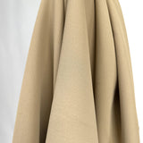 Donatella Sand Beige Polyester Spandex Plain Woven Dress Fabric Hang