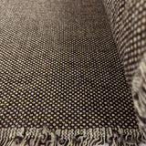 Dotty Spotty Brown White Polyester Wool Blend Fabric Roll
