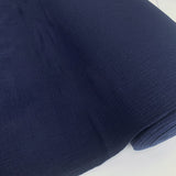 Double Gauze Navy Fabric Roll