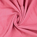 Double Gauze Fabric Blackberry Pink 3021 Twist