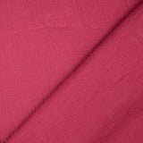 Double Gauze Fabric Bordeaux 5020 Fold
