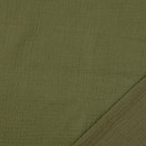 Double Gauze Fabric Forest Green 5031 Fold