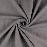 Double Gauze Fabric Grey 5002 Twist