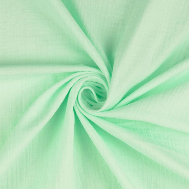 Double Gauze Fabric Mint 5036 Twist