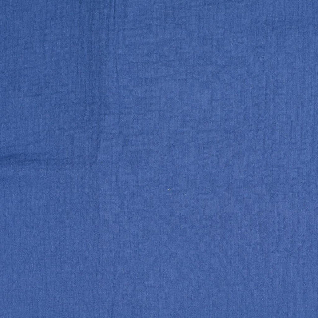 Double Gauze Fabric Royal Blue 6027