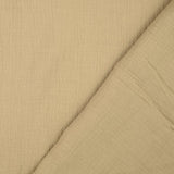 Double Gauze Fabric Sand 7005 Fold