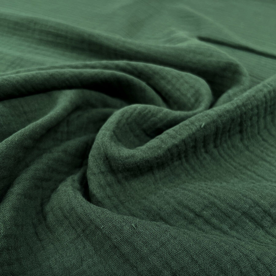 Remnant - Double Gauze - Pine Green (1.25m)