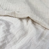 Double Gauze Vintage Cotton Cream Dress Fabric Fold