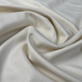 Draper Organic Bamboo Blend Suiting Cream Recylced Polyester Lycra Fabric